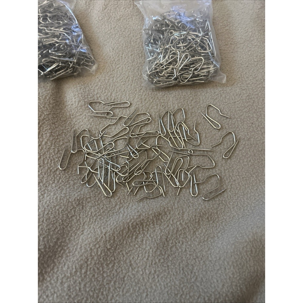 400+ Pcs Metal Curtain Hooks S Shaped Drapery Pins Stainless Steel Curtain Clips